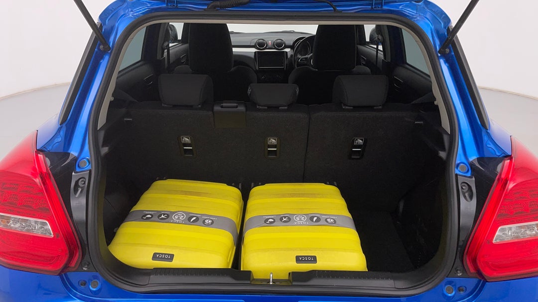 Boot Inside View with Luggage