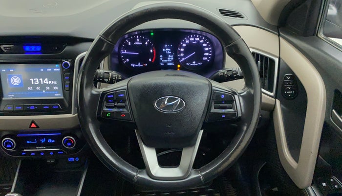 2016 Hyundai Creta 1.6 SX (O) CRDI, Diesel, Manual, 86,720 km, Steering Wheel Close Up