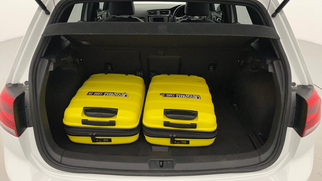 Boot Inside View with Luggage
