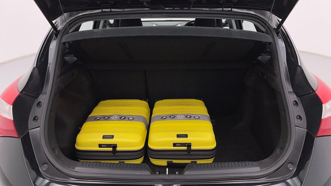 Boot Inside View with Luggage