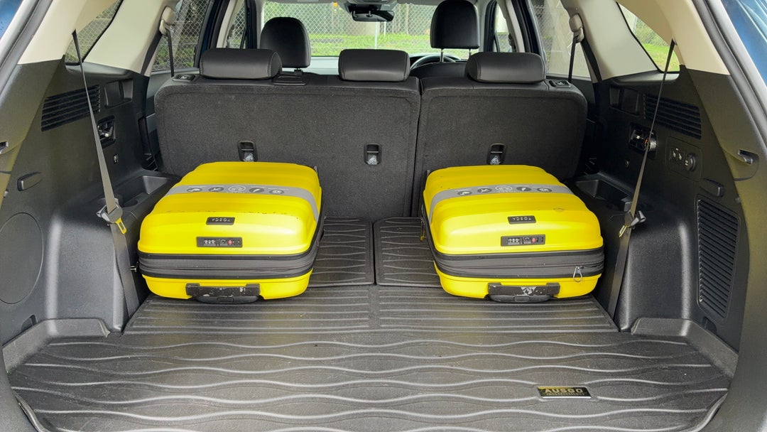 Boot Inside View with Luggage