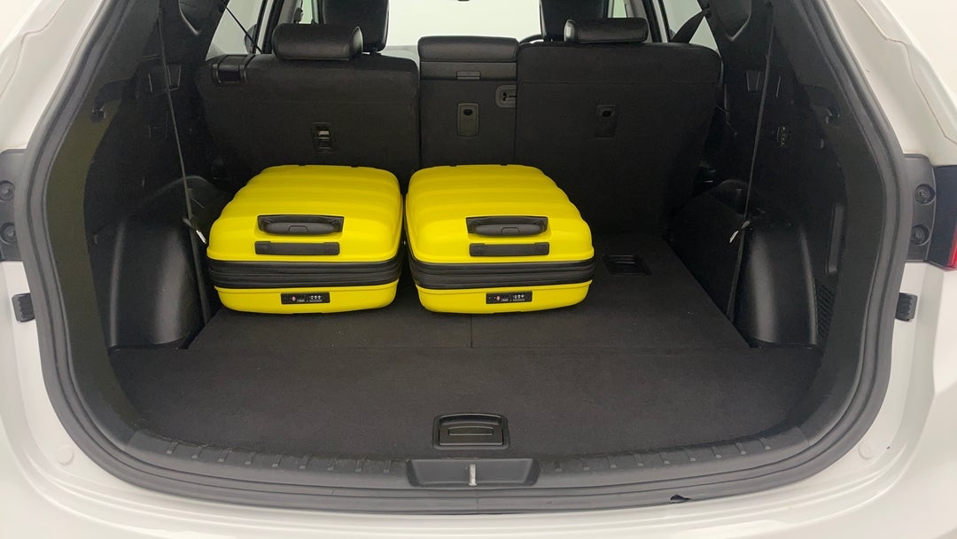 Boot Inside View with Luggage