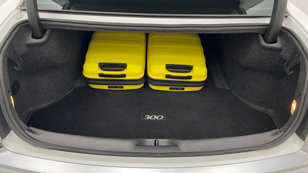 Boot Inside View with Luggage