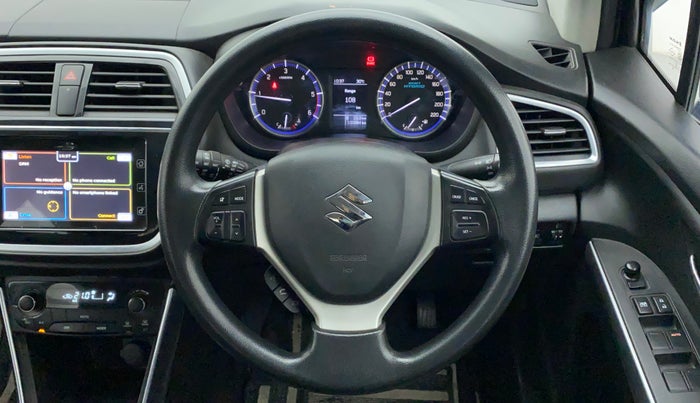 2018 Maruti S Cross ZETA 1.3, Diesel, Manual, 1,00,884 km, Steering Wheel Close Up