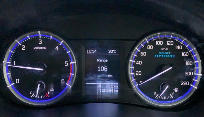 2018 Maruti S Cross ZETA 1.3, Diesel, Manual, 1,00,884 km, Odometer Image
