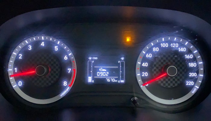 2022 Hyundai AURA S 1.2 CNG, CNG, Manual, 7,670 km, Odometer Image