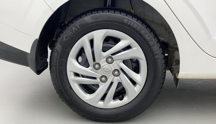 2022 Hyundai AURA S 1.2 CNG, CNG, Manual, 7,670 km, Right Rear Wheel