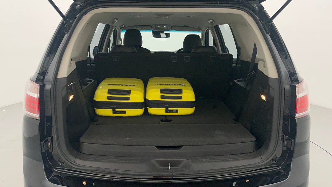 Boot Inside View with Luggage
