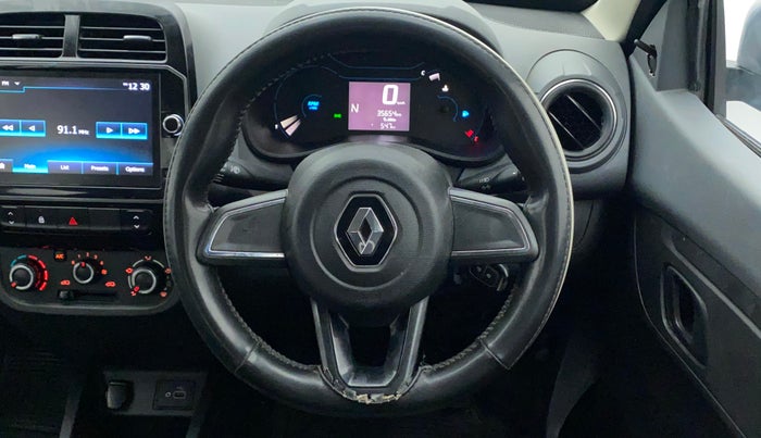 2021 Renault Kwid RXT 1.0 AMT (O), Petrol, Automatic, 35,654 km, Steering Wheel Close Up
