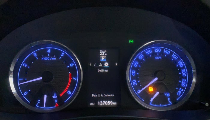 2016 Toyota Corolla Altis VL AT, Petrol, Automatic, 1,37,038 km, Odometer Image