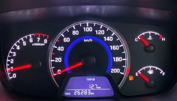 2015 Hyundai Grand i10 SPORTZ 1.2 KAPPA VTVT, Petrol, Manual, 26,350 km, Odometer Image