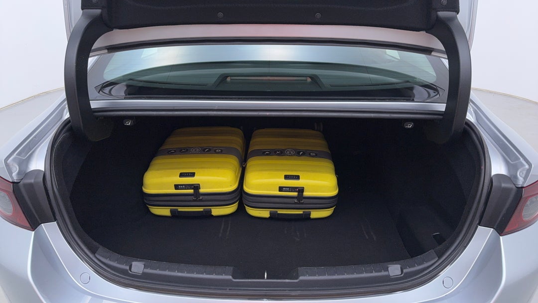 Boot Inside View with Luggage