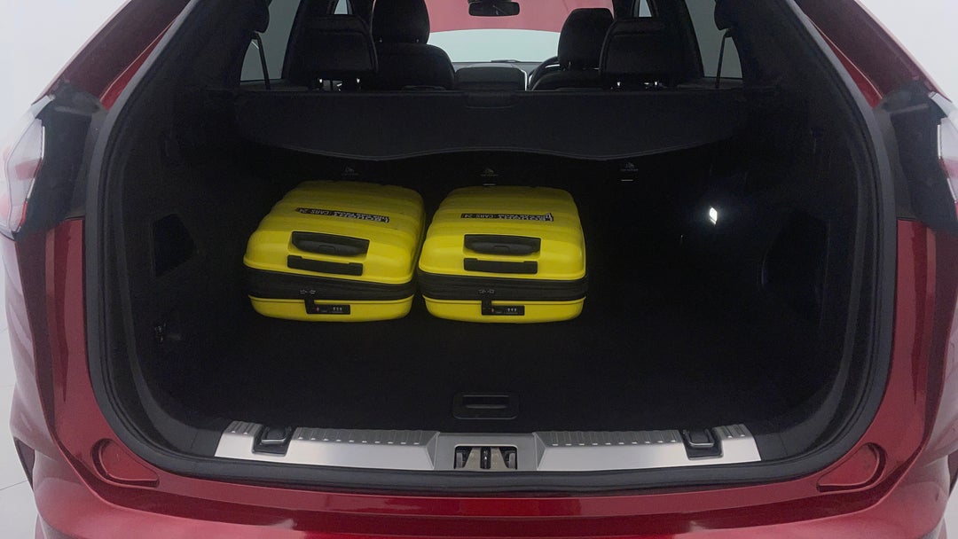 Boot Inside View with Luggage