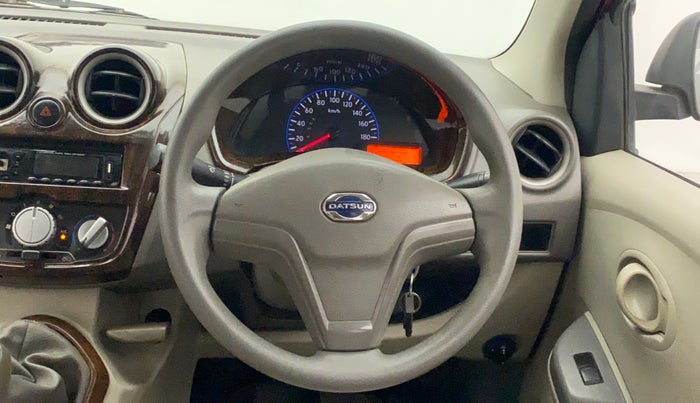 2015 Datsun Go Plus T, Petrol, Manual, 46,196 km, Steering Wheel Close Up