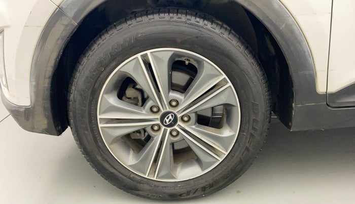 2017 Hyundai Creta SX PLUS AT 1.6 PETROL, Petrol, Automatic, 45,194 km, Left Front Wheel