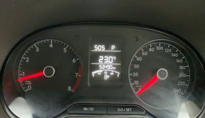 2015 Volkswagen Vento HIGHLINE PETROL AT, Petrol, Automatic, 53,803 km, Odometer Image