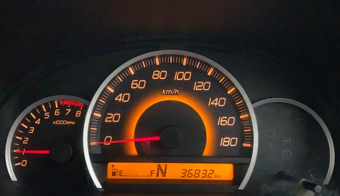 2015 Maruti Wagon R 1.0 VXI AMT, Petrol, Automatic, 36,832 km, Odometer Image
