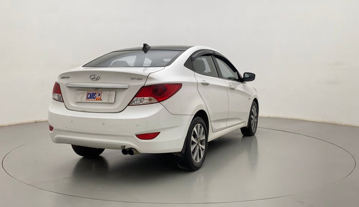 2015 Hyundai Verna FLUIDIC 1.6 CRDI SX AT, Diesel, Automatic, 94,546 km, Right Back Diagonal