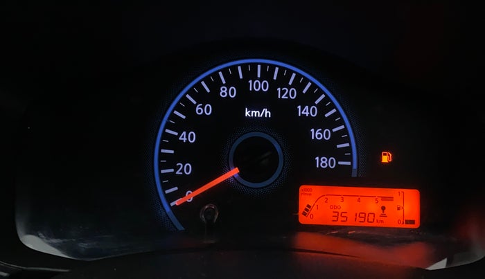 2018 Datsun Redi Go T(O) 1.0, Petrol, Manual, 35,190 km, Odometer Image