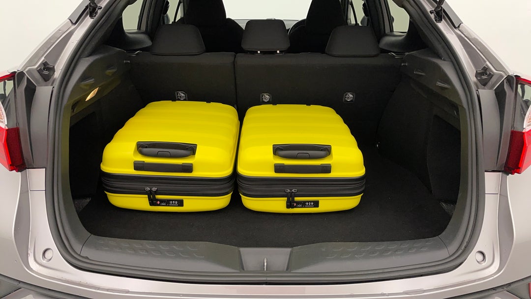 2019 Toyota C-HR (2wd), Manual, 72889 km, Boot Inside View with Luggage