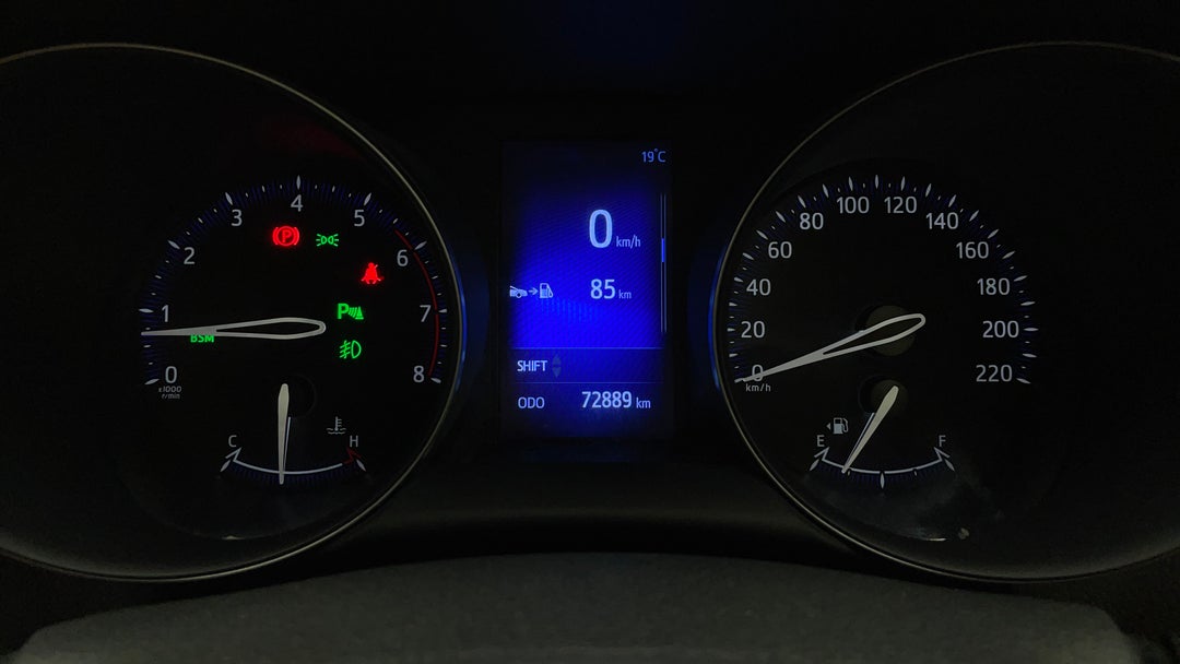 2019 Toyota C-HR (2wd), Manual, 72889 km, Odometer View