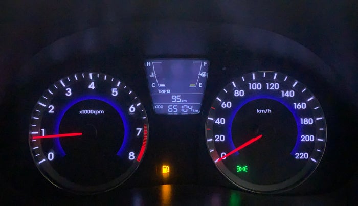 2014 Hyundai Verna FLUIDIC 1.6 VTVT SX, Petrol, Manual, 65,104 km, Odometer Image