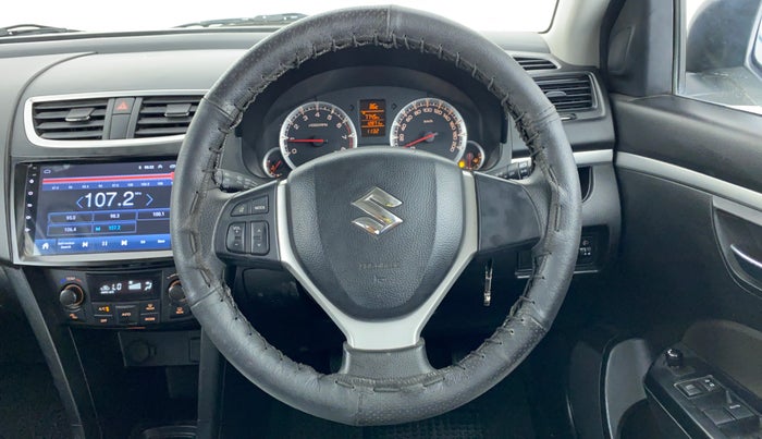 2012 Maruti Swift ZXI D, Petrol, Manual, 12,761 km, Steering Wheel Close Up
