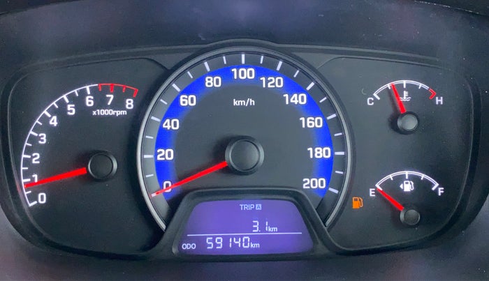 2014 Hyundai Xcent S 1.2, Petrol, Manual, 59,310 km, Odometer Image