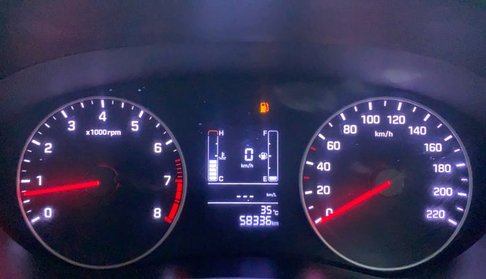 2018 Hyundai Elite i20 ASTA 1.2, Petrol, Manual, 58,336 km, Odometer Image
