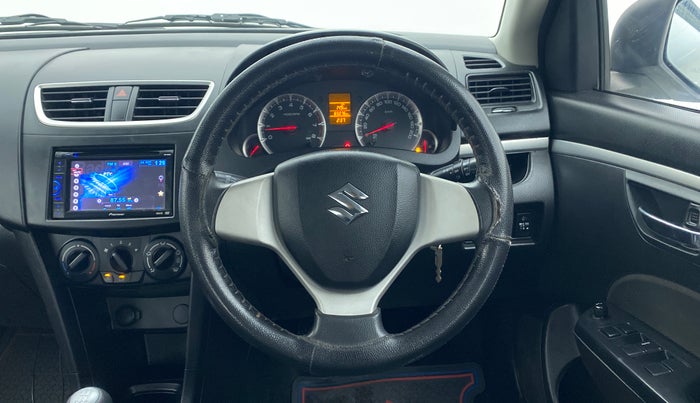 2014 Maruti Swift VXI D, Petrol, Manual, 65,543 km, Steering Wheel Close Up