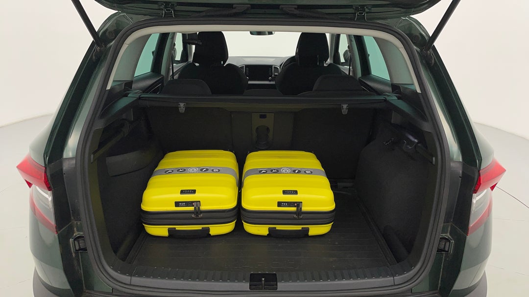 Boot Inside View with Luggage