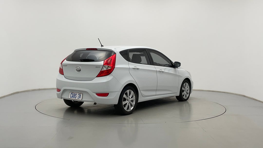 2019 Hyundai Accent Sport, Automatic, 113223 km, Right Back Diagonal (45- Degree) View