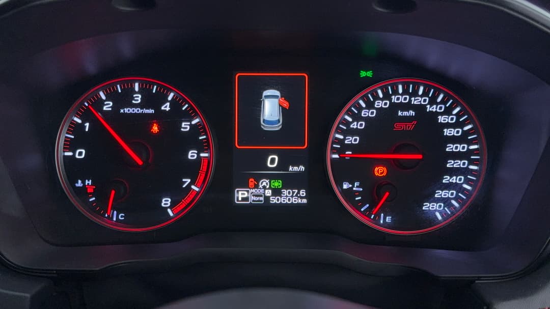 2022 Subaru WRX Ts (AWD), Automatic, 50606 km, Odometer View