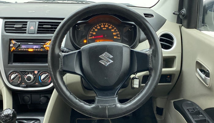 2016 Maruti Celerio VXI d, Petrol, Manual, 50,809 km, Steering Wheel Close Up