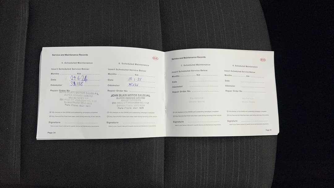 2018 Kia Picanto S (aeb), Automatic, 37594 km, Service History