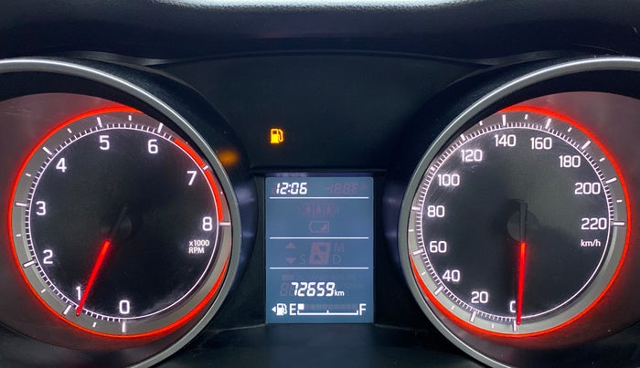 2019 Maruti Swift VXI D, Petrol, Manual, 72,803 km, Odometer Image