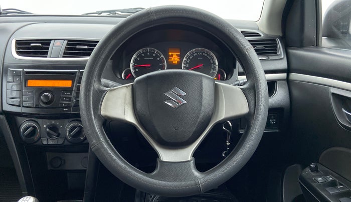 2013 Maruti Swift VXI D, Petrol, Manual, 70,245 km, Steering Wheel Close Up