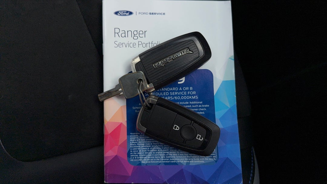 2020 Ford Ranger Raptor 2.0 (4x4), Automatic, 66625 km, Key Close-up