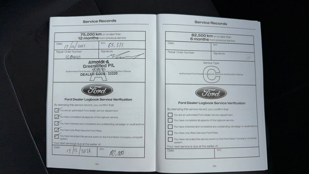 2020 Ford Ranger Raptor 2.0 (4x4), Automatic, 66625 km, Service History