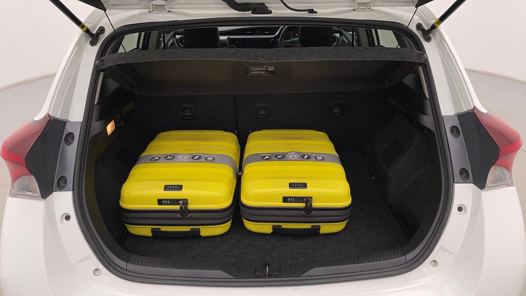 Boot Inside View with Luggage