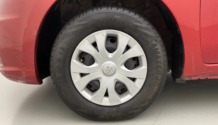 2013 Nissan Micra Active XV, Petrol, Manual, 1,06,235 km, Left Front Wheel