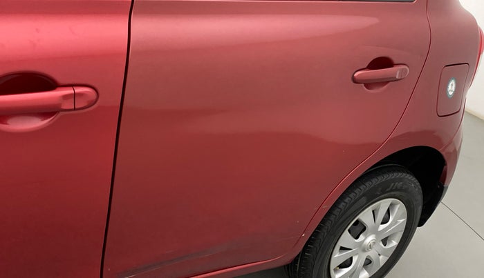 2013 Nissan Micra Active XV, Petrol, Manual, 1,06,235 km, Rear left door - Paint has faded