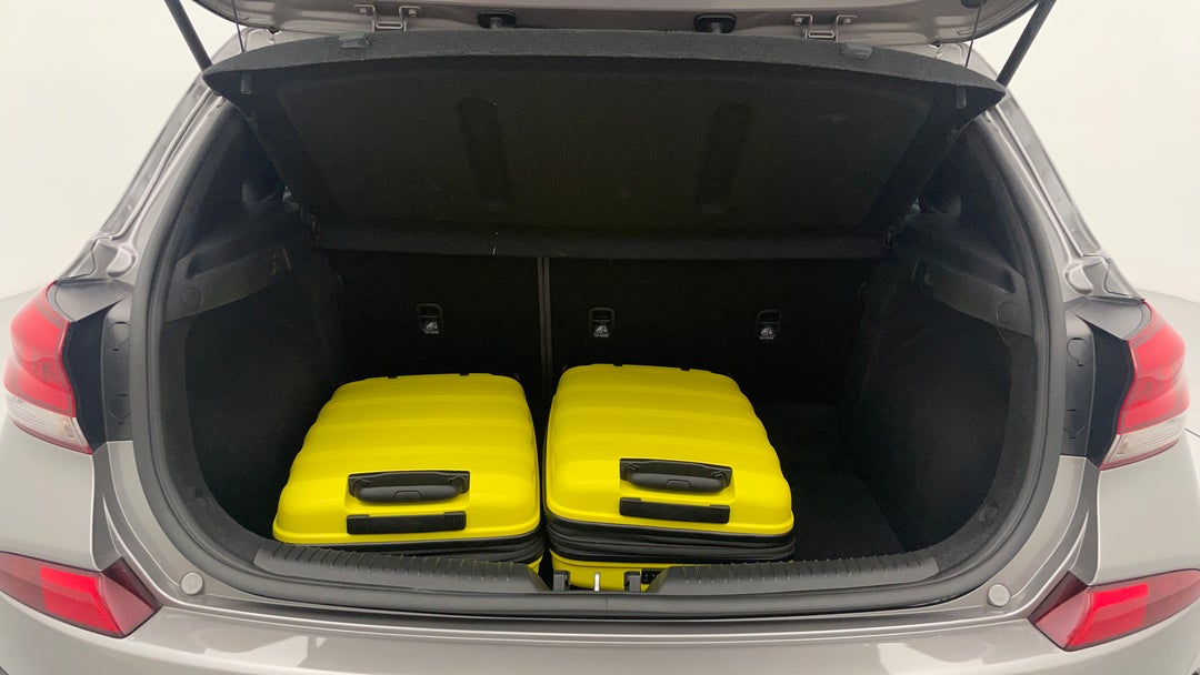 Boot Inside View with Luggage