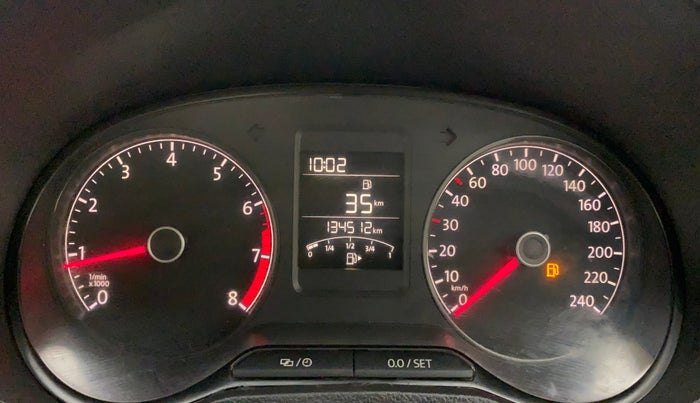 2017 Volkswagen Ameo HIGHLINE1.2L, Petrol, Manual, 1,34,512 km, Odometer Image