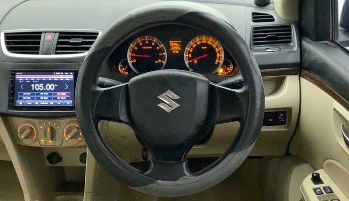 2014 Maruti Swift Dzire VXI, Petrol, Manual, 62,646 km, Steering Wheel Close Up
