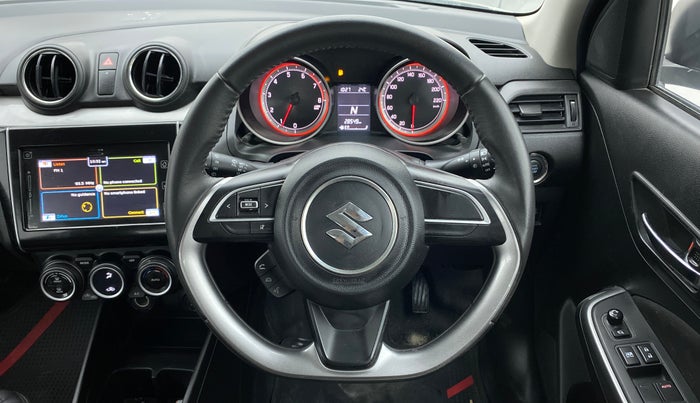 2019 Maruti Swift ZXI + AMT, Petrol, Automatic, 28,613 km, Steering Wheel Close Up