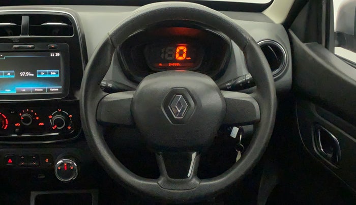 2019 Renault Kwid RXT 1.0 AMT (O), Petrol, Automatic, 34,838 km, Steering Wheel Close Up