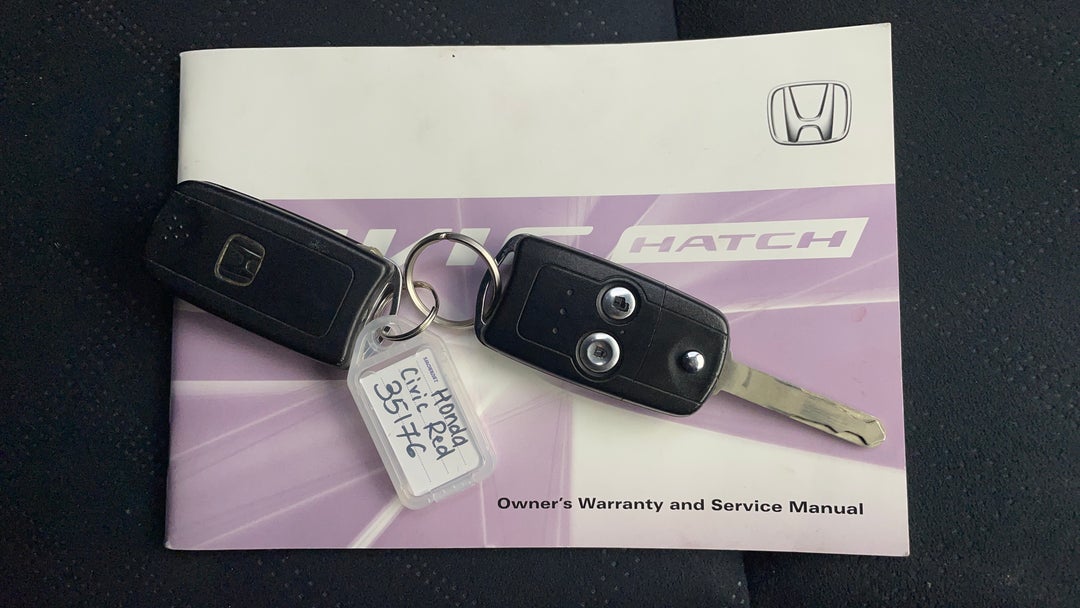 2012 Honda Civic Vti-s, Automatic, 73454 km, Key Close-up