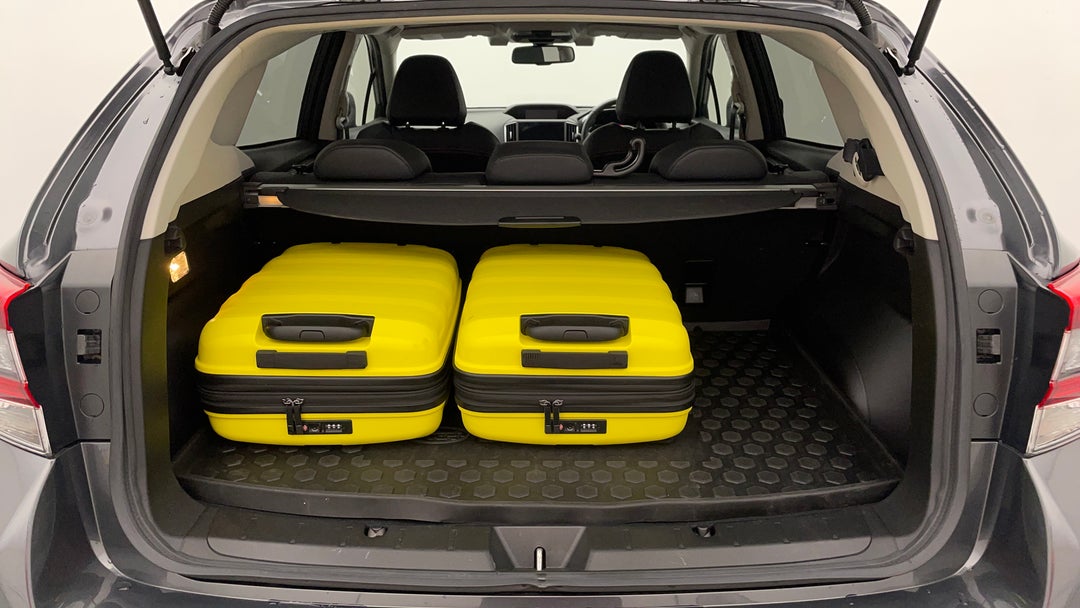 Boot Inside View with Luggage