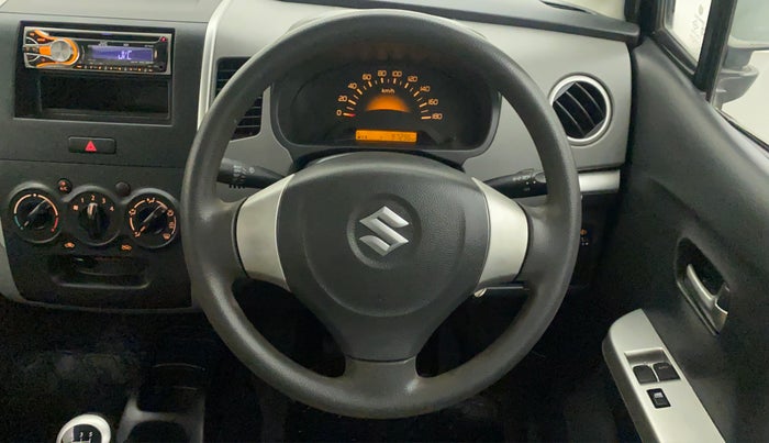 2012 Maruti Wagon R 1.0 LXI CNG, CNG, Manual, 97,296 km, Steering Wheel Close Up